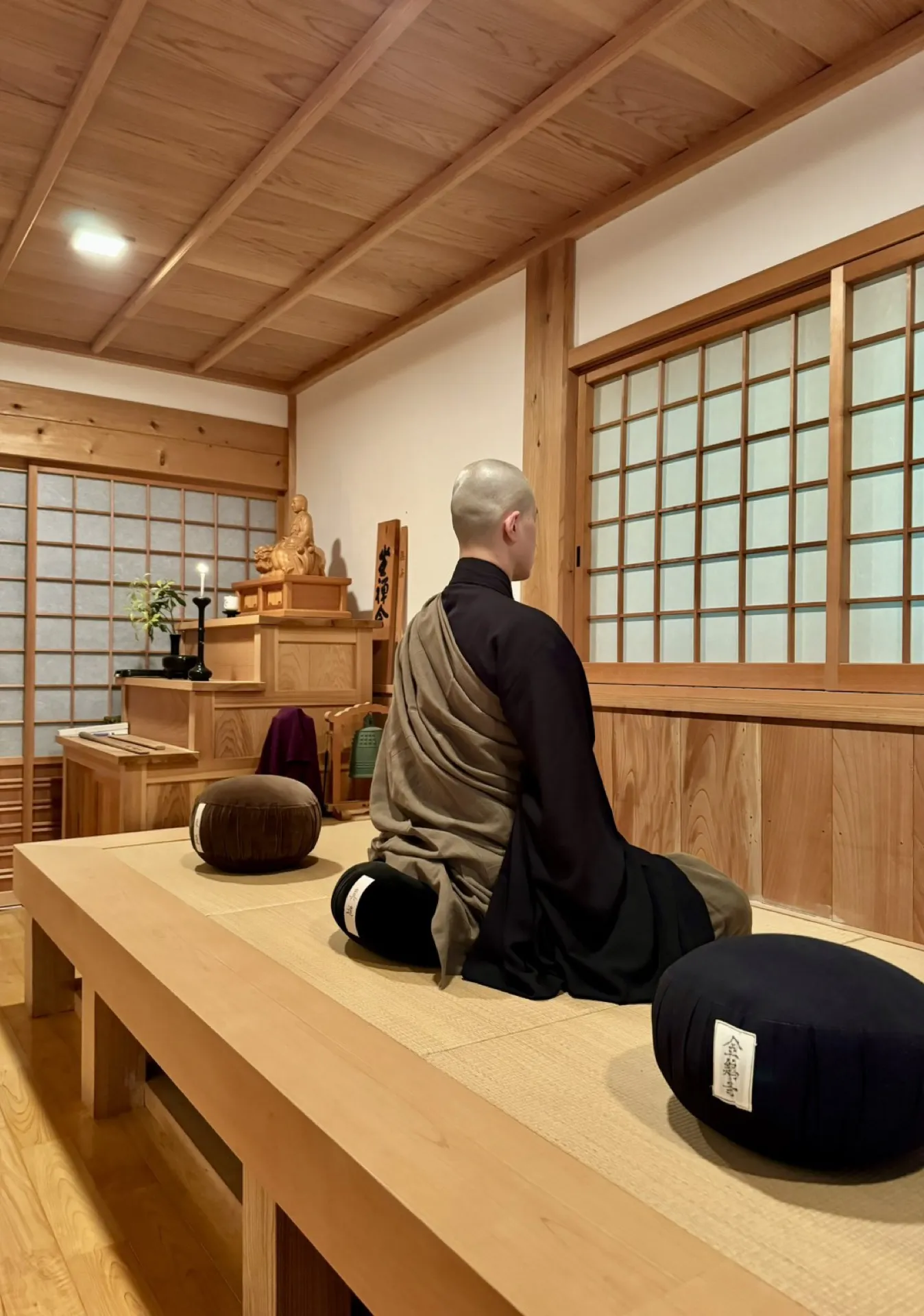 住職の坐禅